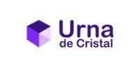 Logo de urna de cristal 